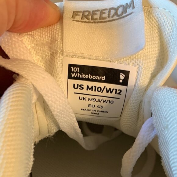 Splay 101 Whiteboard Barefoot Sneakers Men's Size 10 - Picture 6 of 6